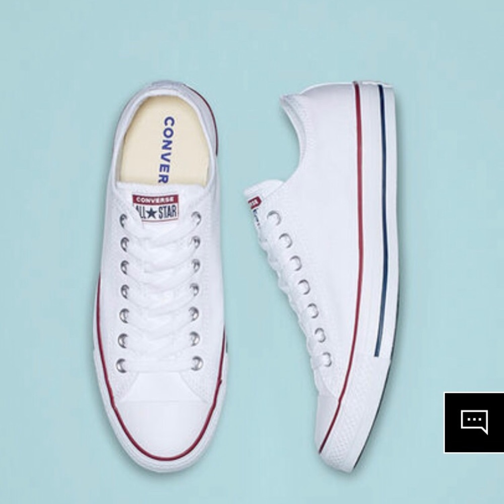 White Converse Chuck Taylor All Star Low Top